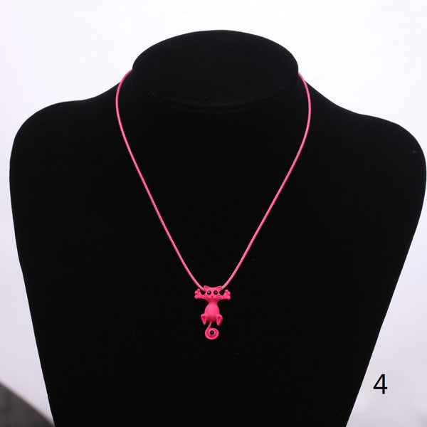 2016 New Multiple Color Fashion Hot Cute Cat Necklace