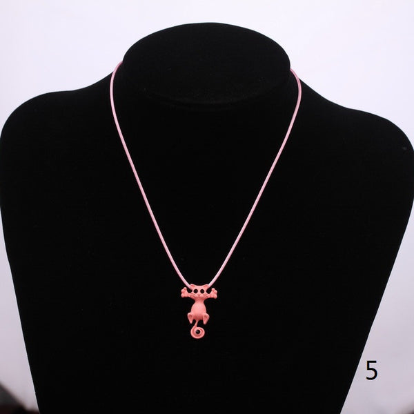 2016 New Multiple Color Fashion Hot Cute Cat Necklace