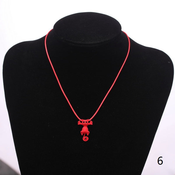 2016 New Multiple Color Fashion Hot Cute Cat Necklace