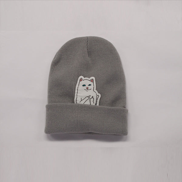 Beanie New Style Cat Wool Knit Hat Hip Hop