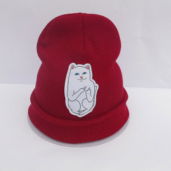 Beanie New Style Cat Wool Knit Hat Hip Hop