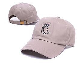 Funny Cat Solid Embroidery Cotton Snapback