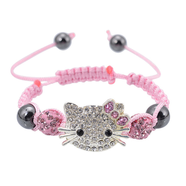 Handmade Cute Children Cat Hello Kitty Bracelet