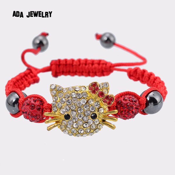 Handmade Cute Children Cat Hello Kitty Bracelet