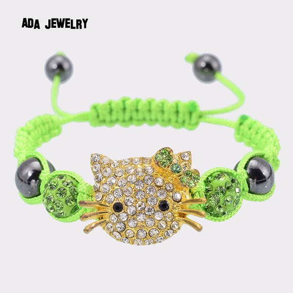 Handmade Cute Children Cat Hello Kitty Bracelet