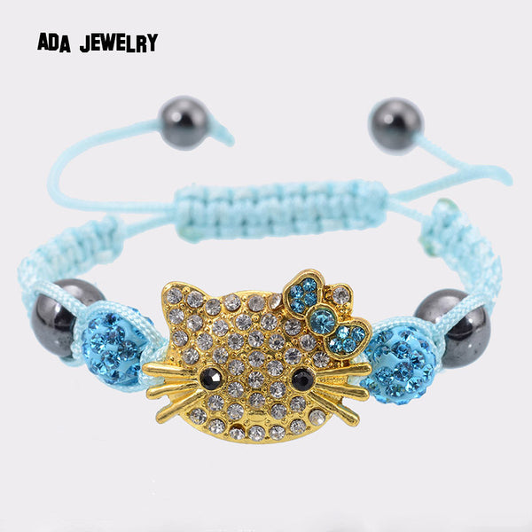 Handmade Cute Children Cat Hello Kitty Bracelet