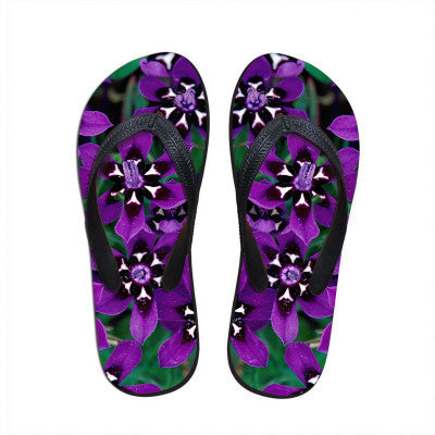 Trendy Cute Ladies Colorful Cat Print Stylish Slippers