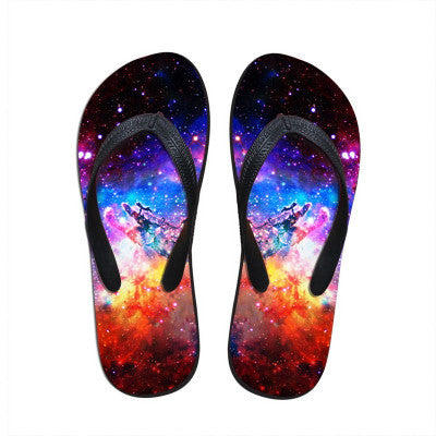 Trendy Cute Ladies Colorful Cat Print Stylish Slippers