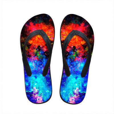 Trendy Cute Ladies Colorful Cat Print Stylish Slippers