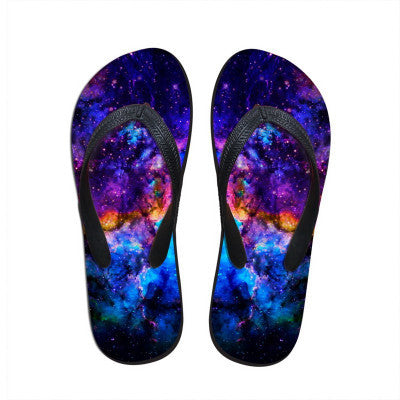 Trendy Cute Ladies Colorful Cat Print Stylish Slippers